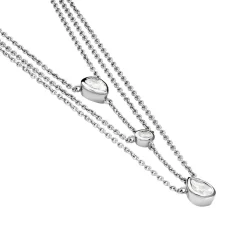 Histoire d'Or Collier Shanene Argent Blanc Oxyde De Zirconium Clearance