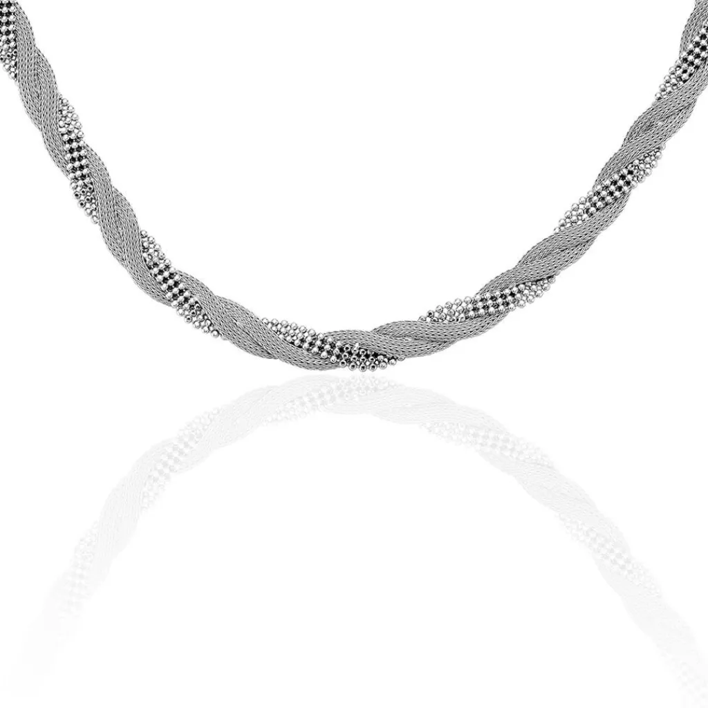 Histoire d'Or Collier Sheridan Argent Blanc Discount