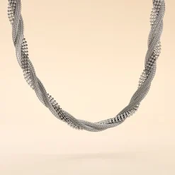 Histoire d'Or Collier Sheridan Argent Blanc Discount