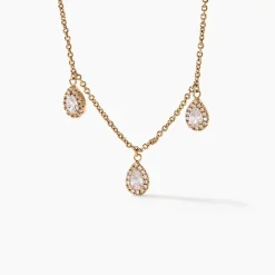 Histoire d'Or Collier Shiny Drops Plaqué Or Doré Oxyde De Zirconium Discount
