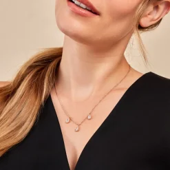 Histoire d'Or Collier Shiny Drops Plaqué Or Doré Oxyde De Zirconium Discount