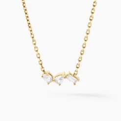 Histoire d'Or Collier Shiny Garden Or Jaune Oxyde De Zirconium Discount