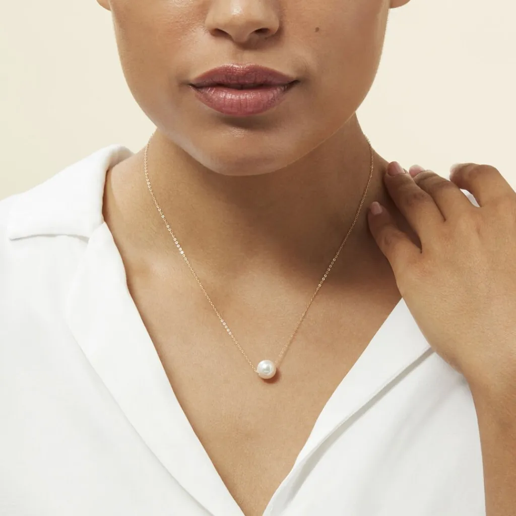 Histoire d'Or Collier Sissy Or Jaune Perle De Culture or jaune perle nacre Best