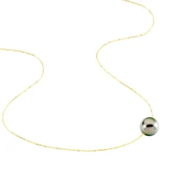 Histoire d'Or Collier Sissy Or Jaune Perle De Culture De Tahiti or jaune perle nacre noire Clearance