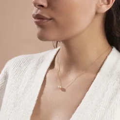 Histoire d'Or Collier Sissy Or Jaune Perle De Culture or jaune perle rose