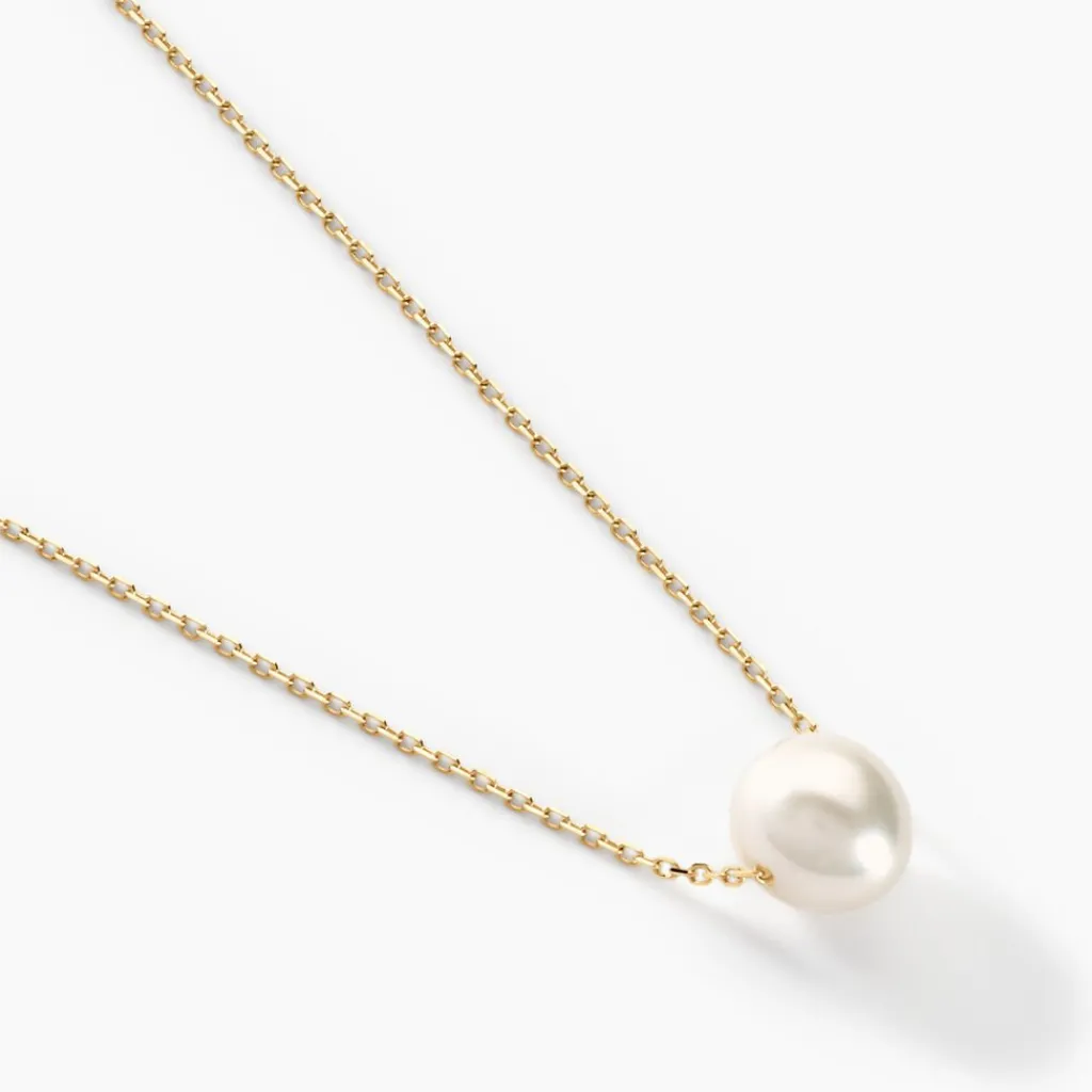 Histoire d'Or Collier Sissy Or Jaune Perle De Culture or jaune perle nacre Sale