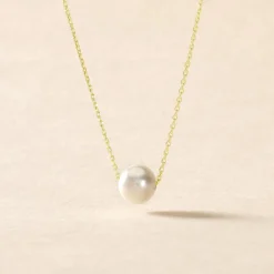 Histoire d'Or Collier Sissy Or Jaune Perle De Culture or jaune perle nacre Sale