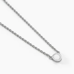 Histoire d'Or Collier Sixties Argent Blanc Discount