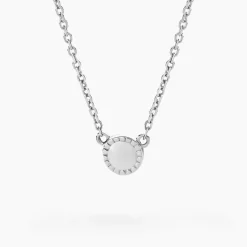 Histoire d'Or Collier Sixties Argent Blanc Discount