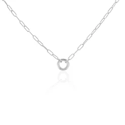 Histoire d'Or Collier Soho Argent Blanc