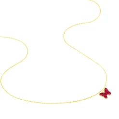 Histoire d'Or Collier Solena Papillon Or Jaune Sale