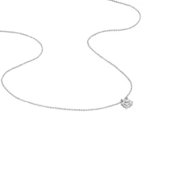 Histoire d'Or Collier Solitaire Argent Lylwenn argent blanc oxyde Online
