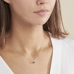 Histoire d'Or Collier Solitaire Argent Blanc Rio Santa Teresa Oxyde De Zirconium argent blanc oxyde Sale