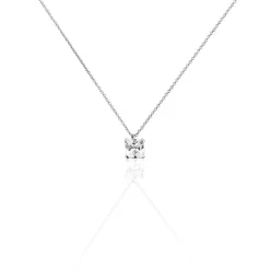 Histoire d'Or Collier Solitaire Argent Lyanna Sale