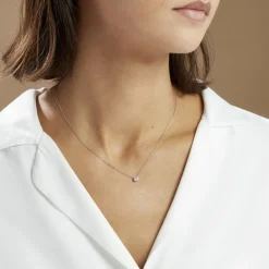 Histoire d'Or Collier Solitaire Victoria Platine Blanc Diamant platine blanc diamant blanc Online