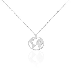 Histoire d'Or Collier Soukaina Argent Blanc
