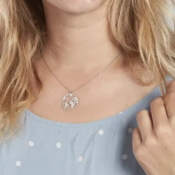 Histoire d'Or Collier Soukaina Argent Blanc