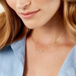 Histoire d'Or Collier Sparkle Or Jaune Oxyde De Zirconium Best