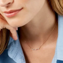 Histoire d'Or Collier Sparkle Or Jaune Oxyde De Zirconium Online