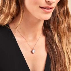 Histoire d'Or Collier Sphinx De Zirconium argent rose oxyde Outlet