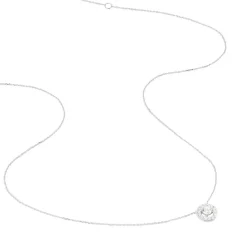 Histoire d'Or Collier Star Or Blanc Oxyde De Zirconium Best