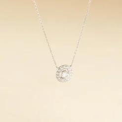 Histoire d'Or Collier Star Or Blanc Oxyde De Zirconium Best