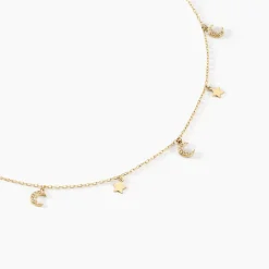 Histoire d'Or Collier Stellar Or Jaune Oxyde De Zirconium Hot