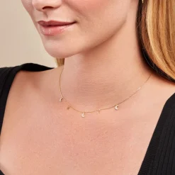 Histoire d'Or Collier Stellar Or Jaune Oxyde De Zirconium Hot