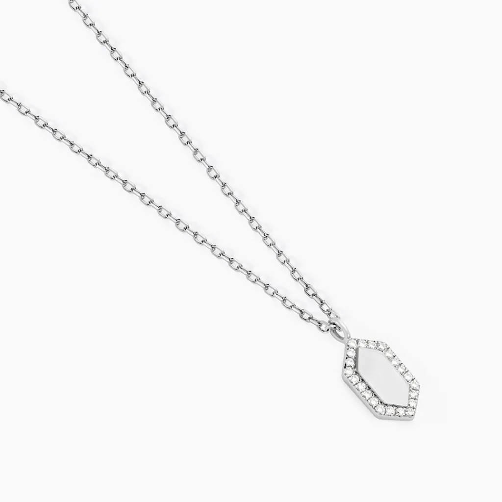 Histoire d'Or Collier Stellie Argent Blanc Oxyde De Zirconium Discount