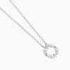 Histoire d'Or Collier Sueda Argent Blanc Oxyde De Zirconium