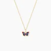Histoire d'Or Collier Sulivia Papillon Or Jaune Clearance