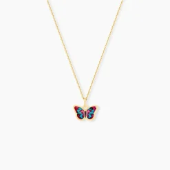 Histoire d'Or Collier Sulivia Papillon Or Jaune Clearance