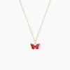Histoire d'Or Collier Sulivia Papillon Or Jaune Hot