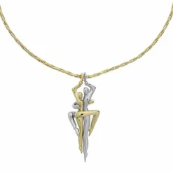 JOURDAN Collier Suraya Laiton Bicolore