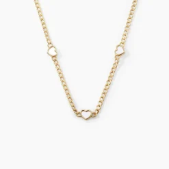 Histoire d'Or Collier Sweetheart Or Jaune Nacre Hot