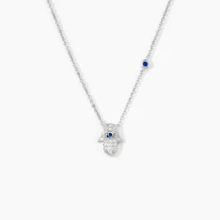 Histoire d'Or Collier Symbolique Argent Blanc Oxyde De Zirconium Outlet