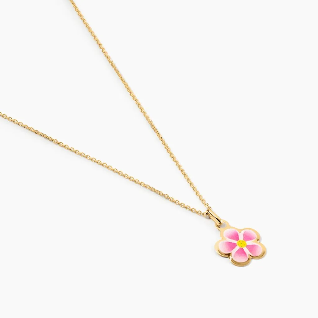 Histoire d'Or Collier Syna Fleur Or Jaune New