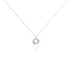 Histoire d'Or Collier Syrena or blanc diamant New