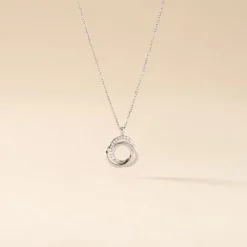 Histoire d'Or Collier Syrena or blanc diamant New