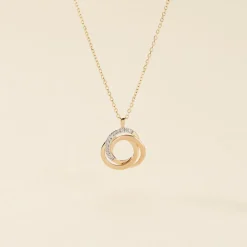 Histoire d'Or Collier Syrena or jaune diamant Outlet