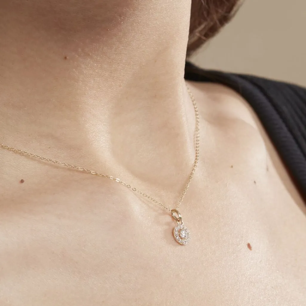 Histoire d'Or Collier Tahera Or Jaune Oxyde De Zirconium Hot