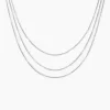 Histoire d'Or Collier Tango Argent Blanc