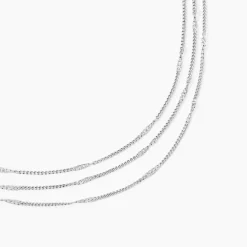 Histoire d'Or Collier Tango Argent Blanc