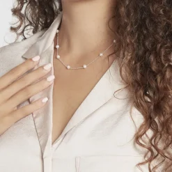 Histoire d'Or Collier Tanis Argent Perle De Culture Sale