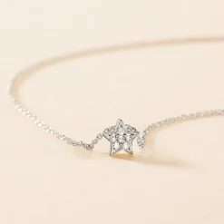 Histoire d'Or Collier Taona Argent Blanc Oxyde De Zirconium Online