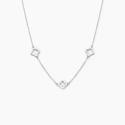 Histoire d'Or Collier Tavie Argent Blanc