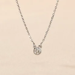 Histoire d'Or Collier Teani or blanc diamant Outlet