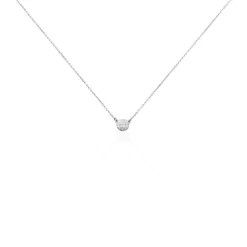 Histoire d'Or Collier Teani Or Blanc Diamant Sale