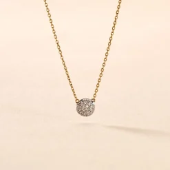 Histoire d'Or Collier Teani or jaune diamant Sale