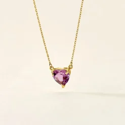 Histoire d'Or Collier Tender Love Or Jaune Améthyste or jaune améthyste violet Sale